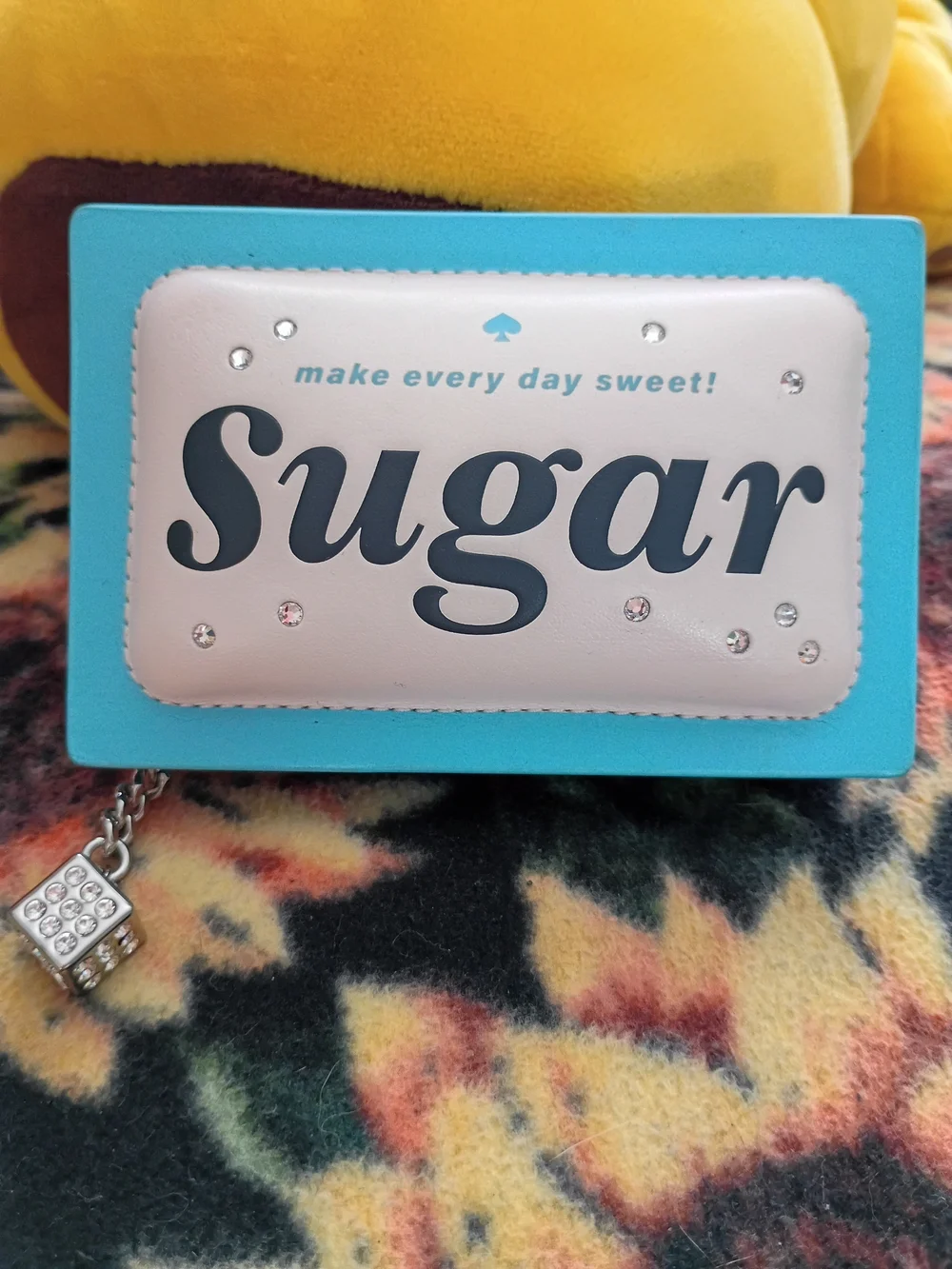 Kate Spade New York Coffee Break 3D Sugar Packet Small Card Holder